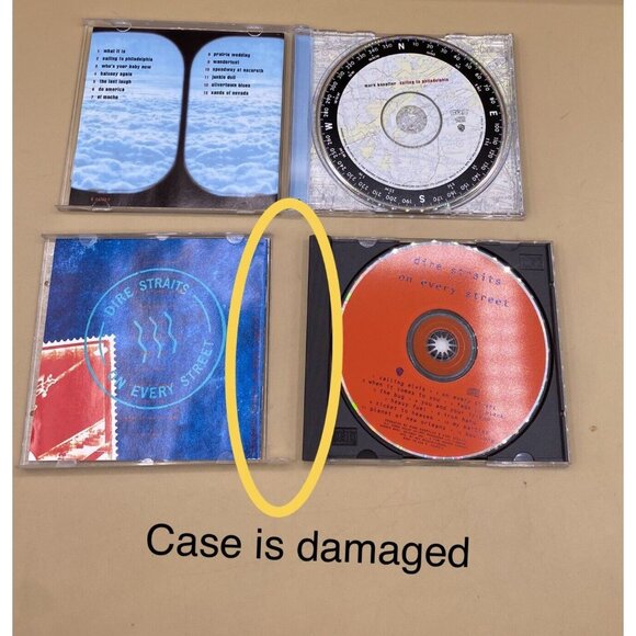 CD Lot 2 Mark Knopfler Sailing to Philadelphia Dire Straits on Every Street READ - Picture 7 of 7